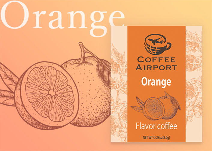 オレンジ フレーバーコーヒー
